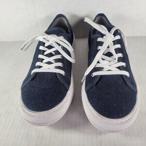 Ruby Label Women Casual Denim Lace-Up Rubber Sole Sneakers Size 41 US 10/10.5